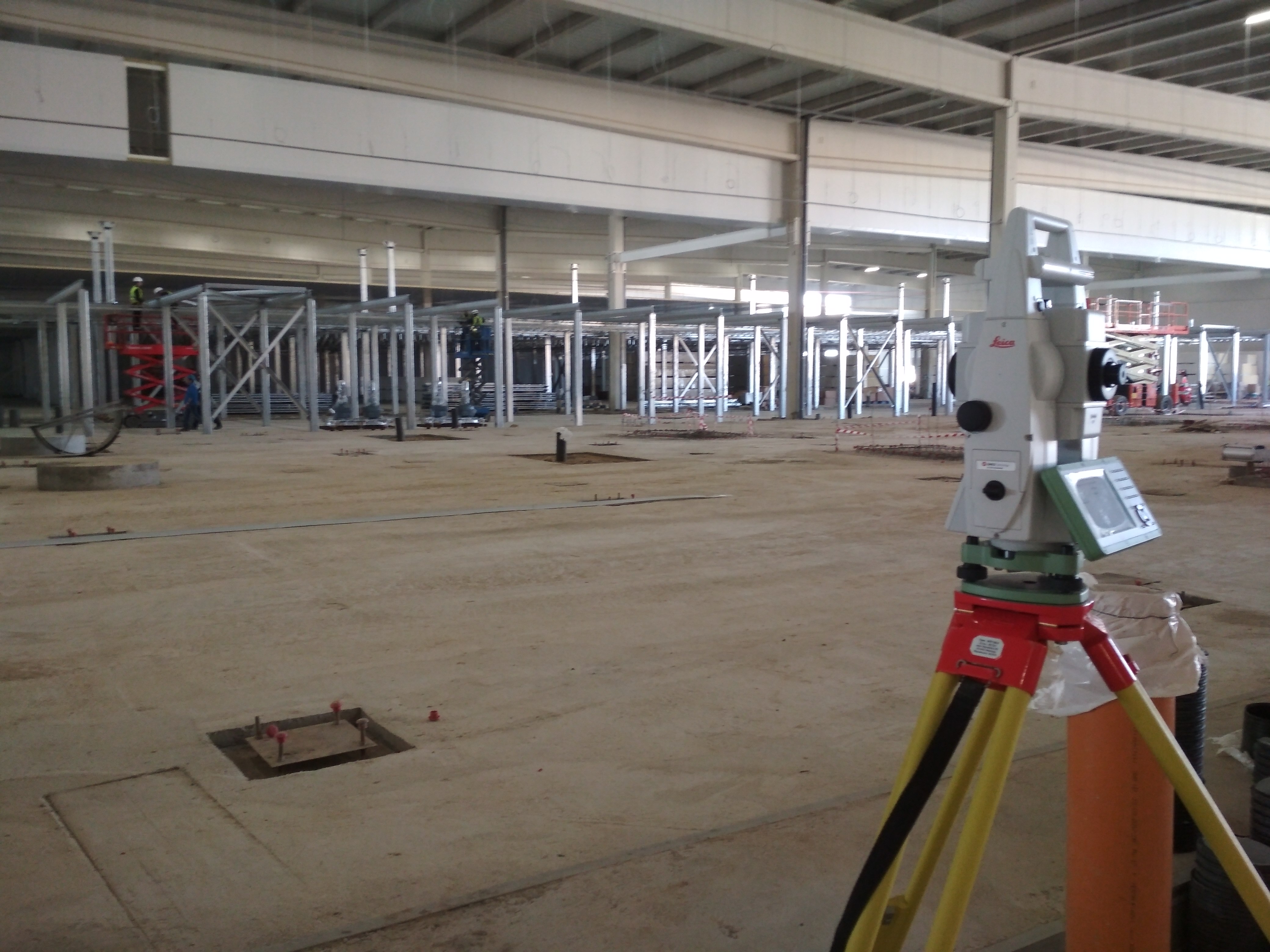 Replanteo en obras singulares y edificaciones