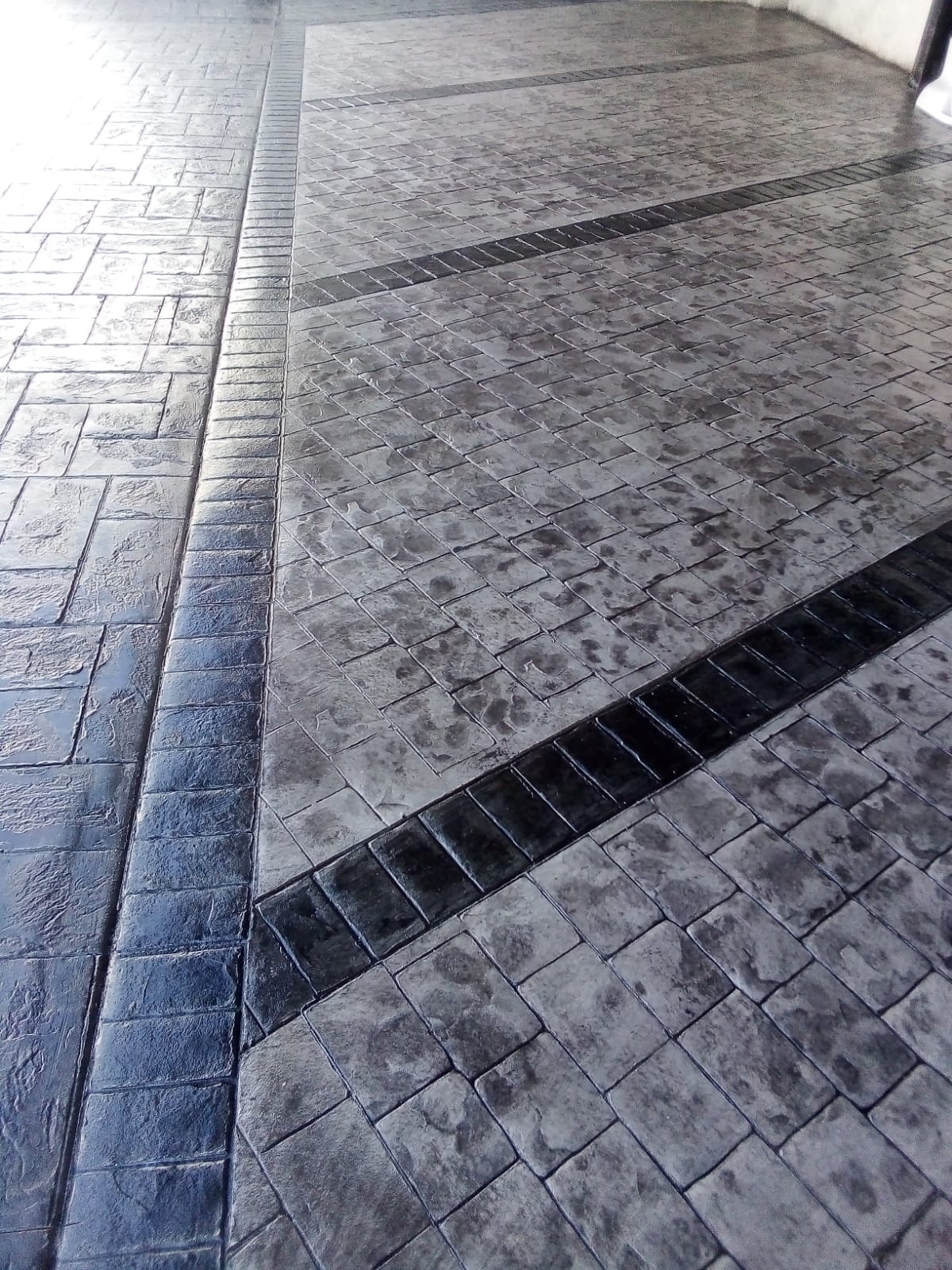 Hormigón impreso en Castellar (Valencia)