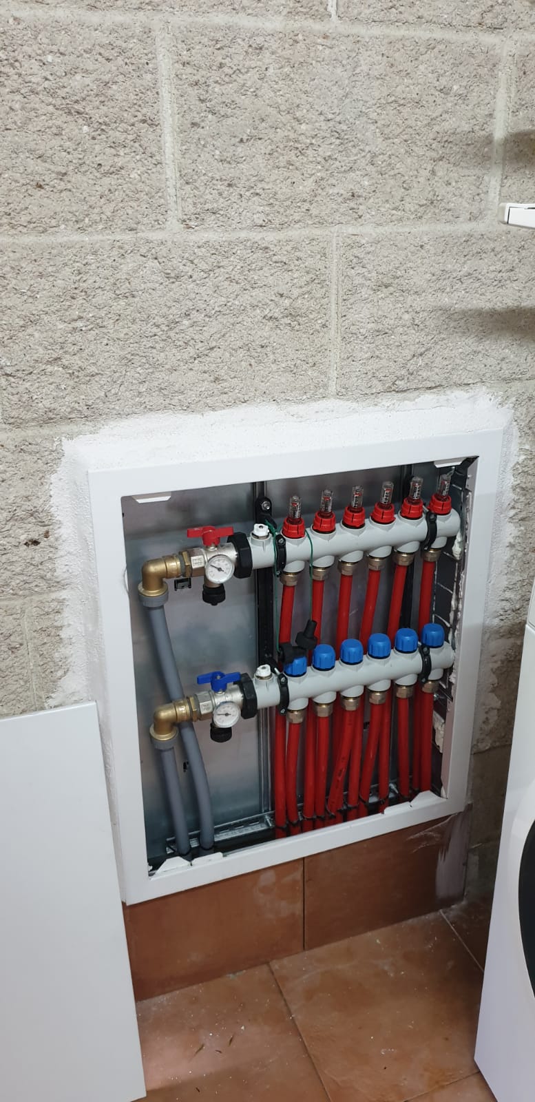 colector suelo radiante