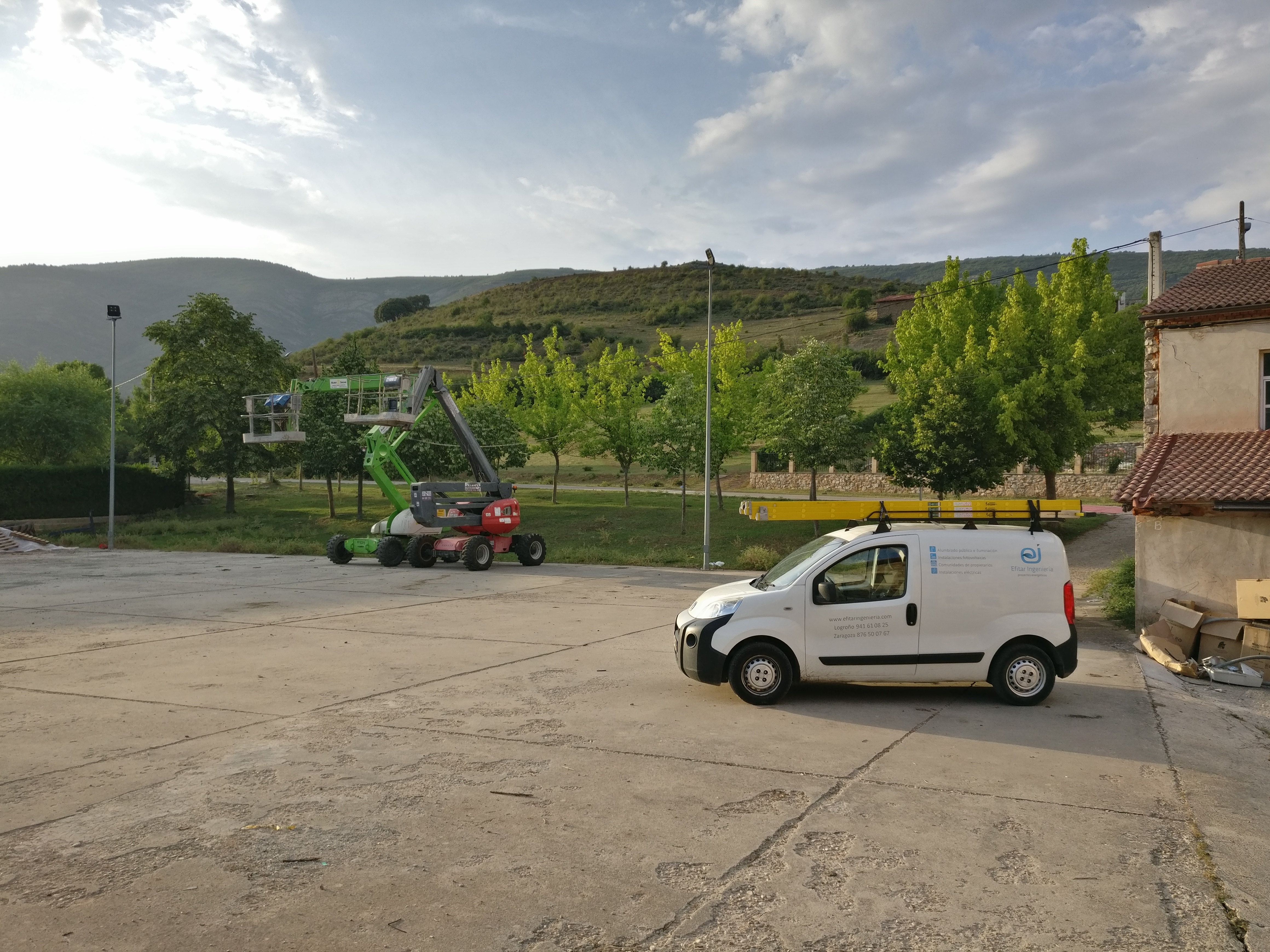 Reforma iluminación en instalaciones deportivas