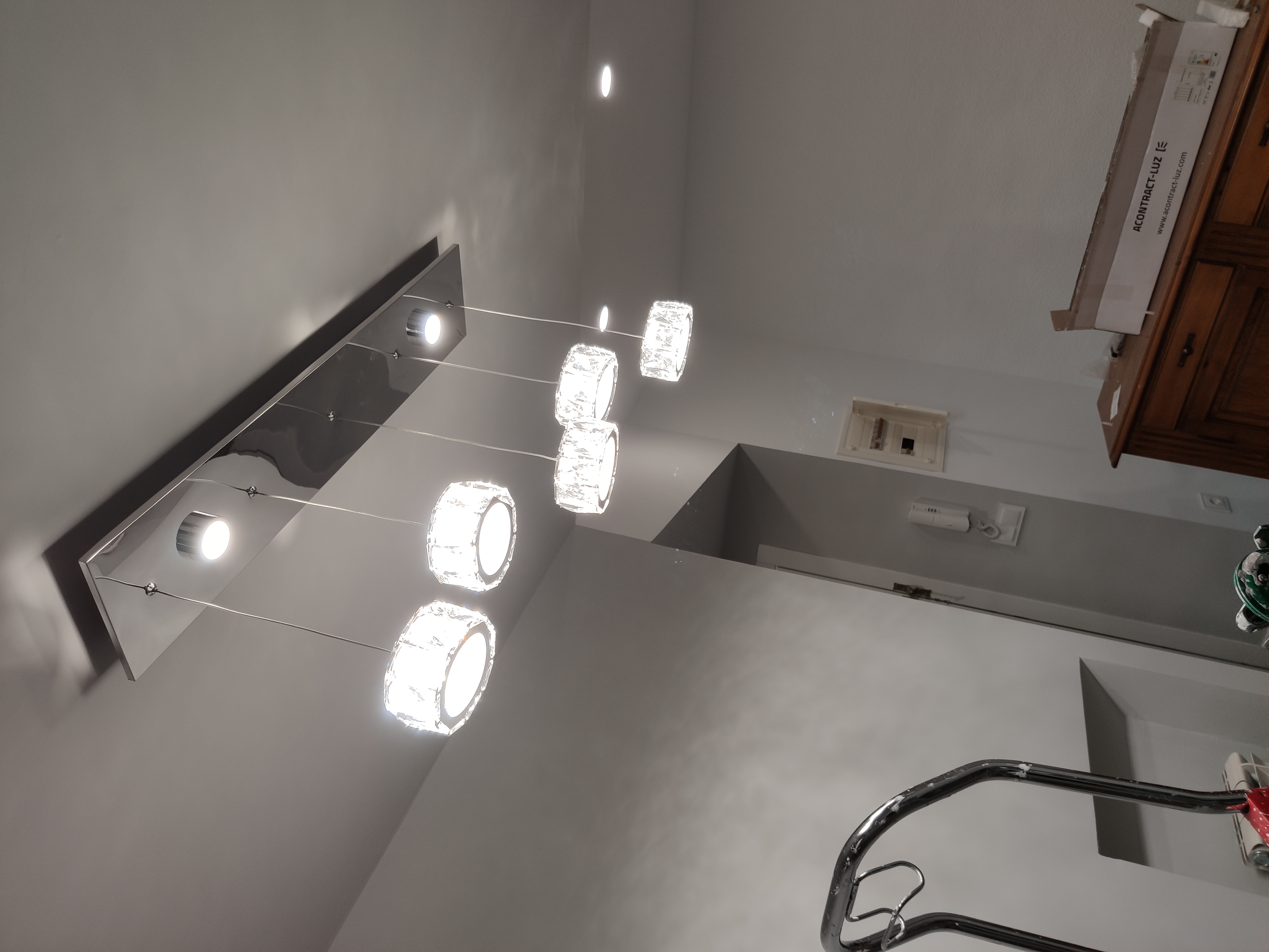 instalacion lampara decorativa