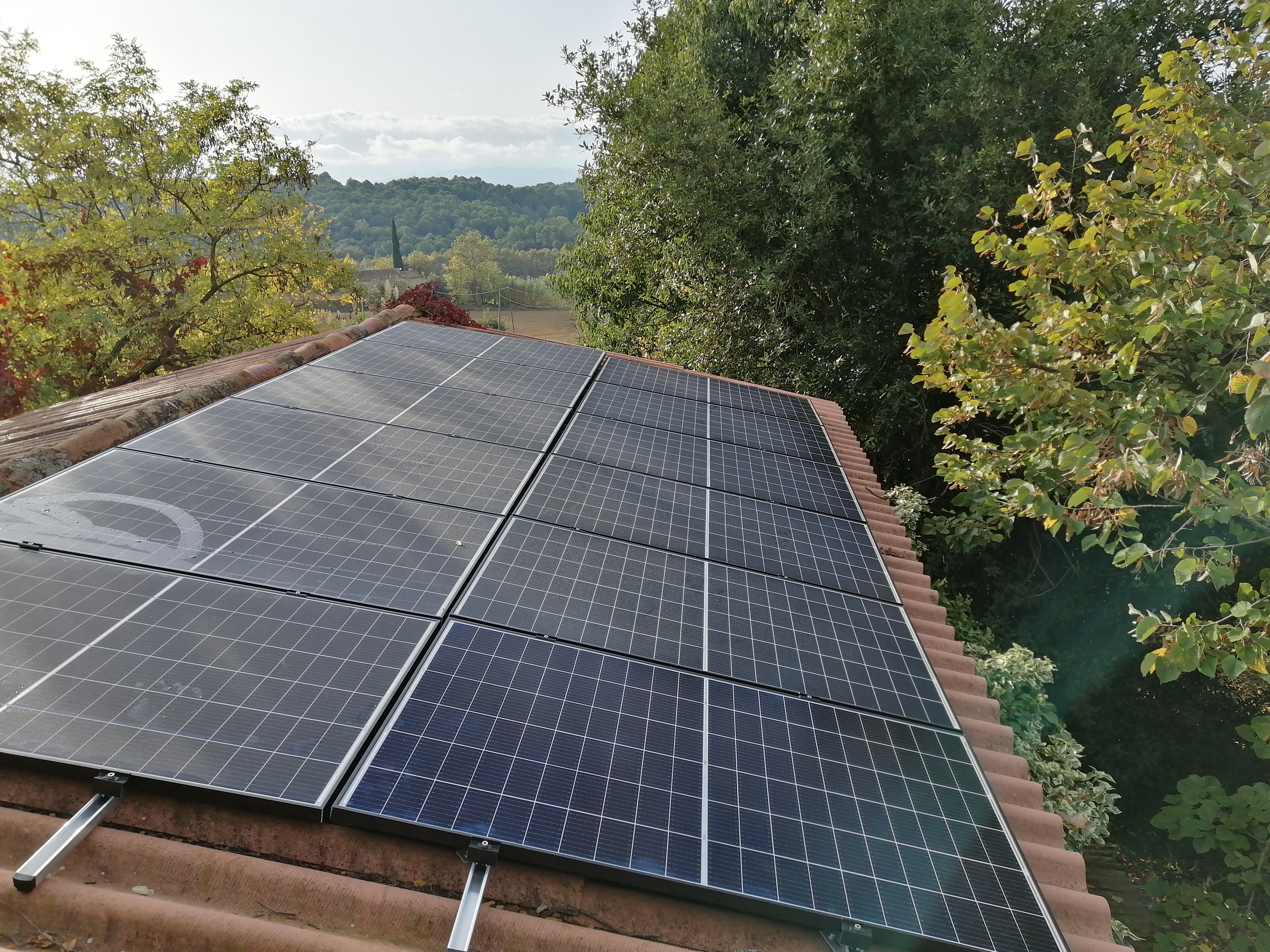 Instalación 4,1  kWp en Cornellà del Terri - Residencial