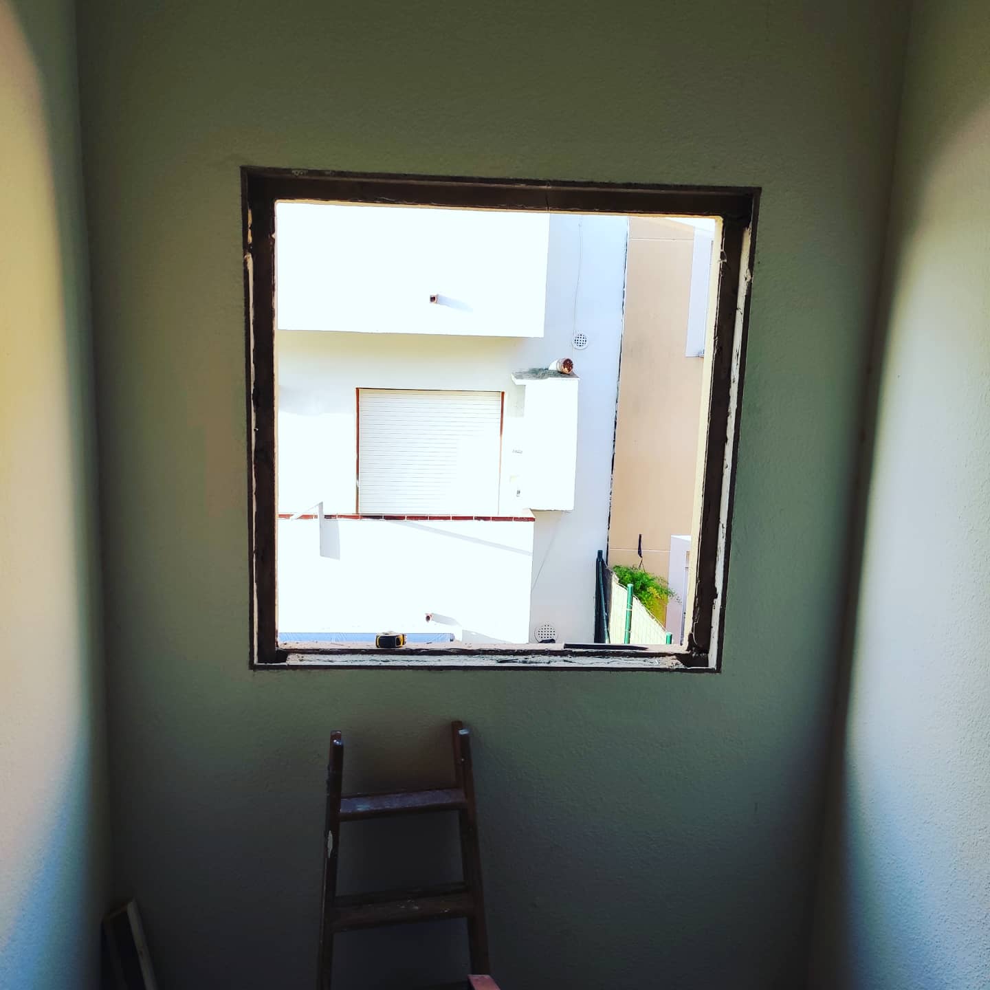 Reforma de ventana por PVC blanco