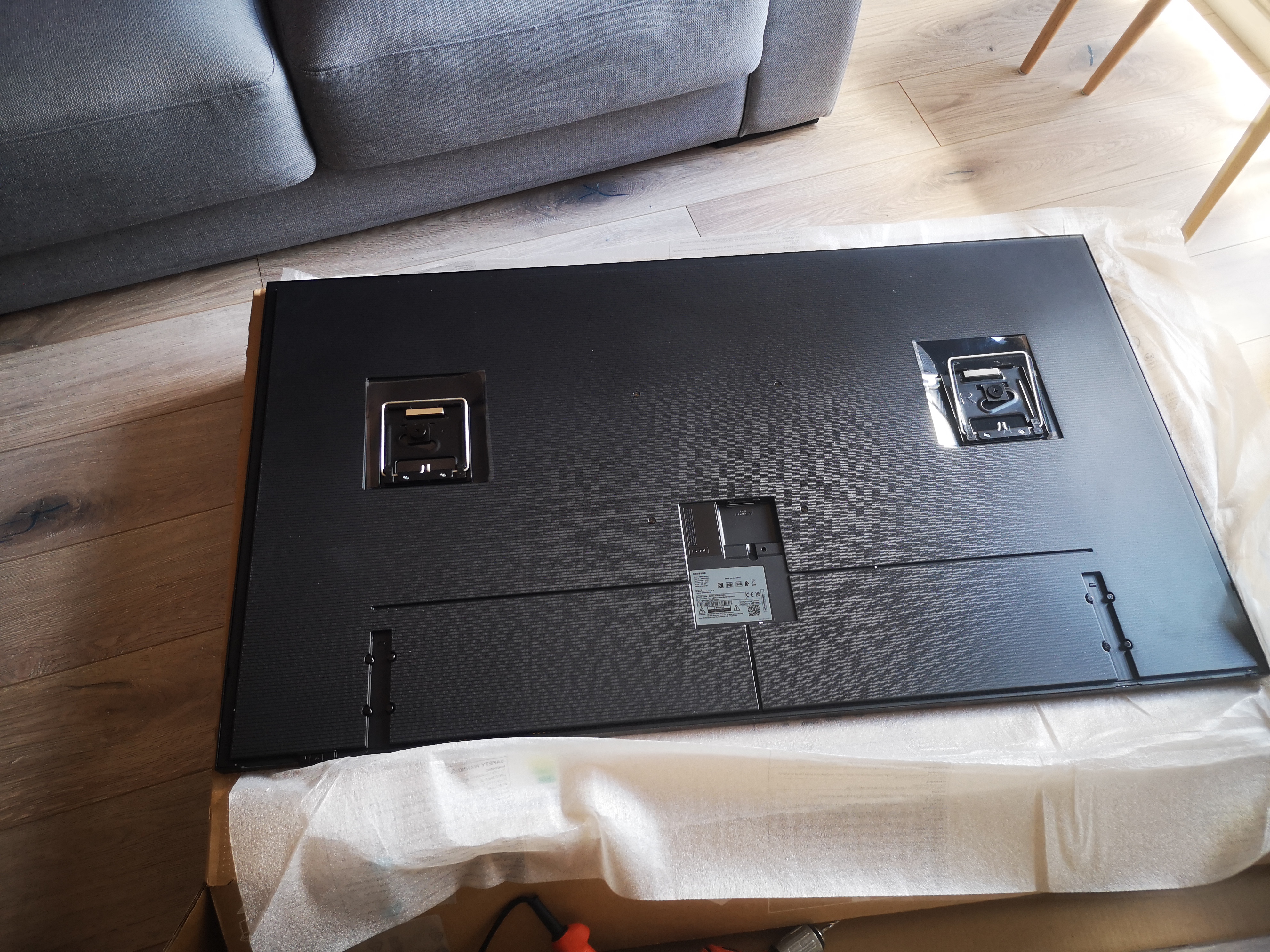 Montaje de tv frame 55 pulgadas