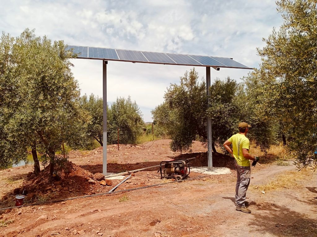 Instalación fotovoltaica 1,5 HP