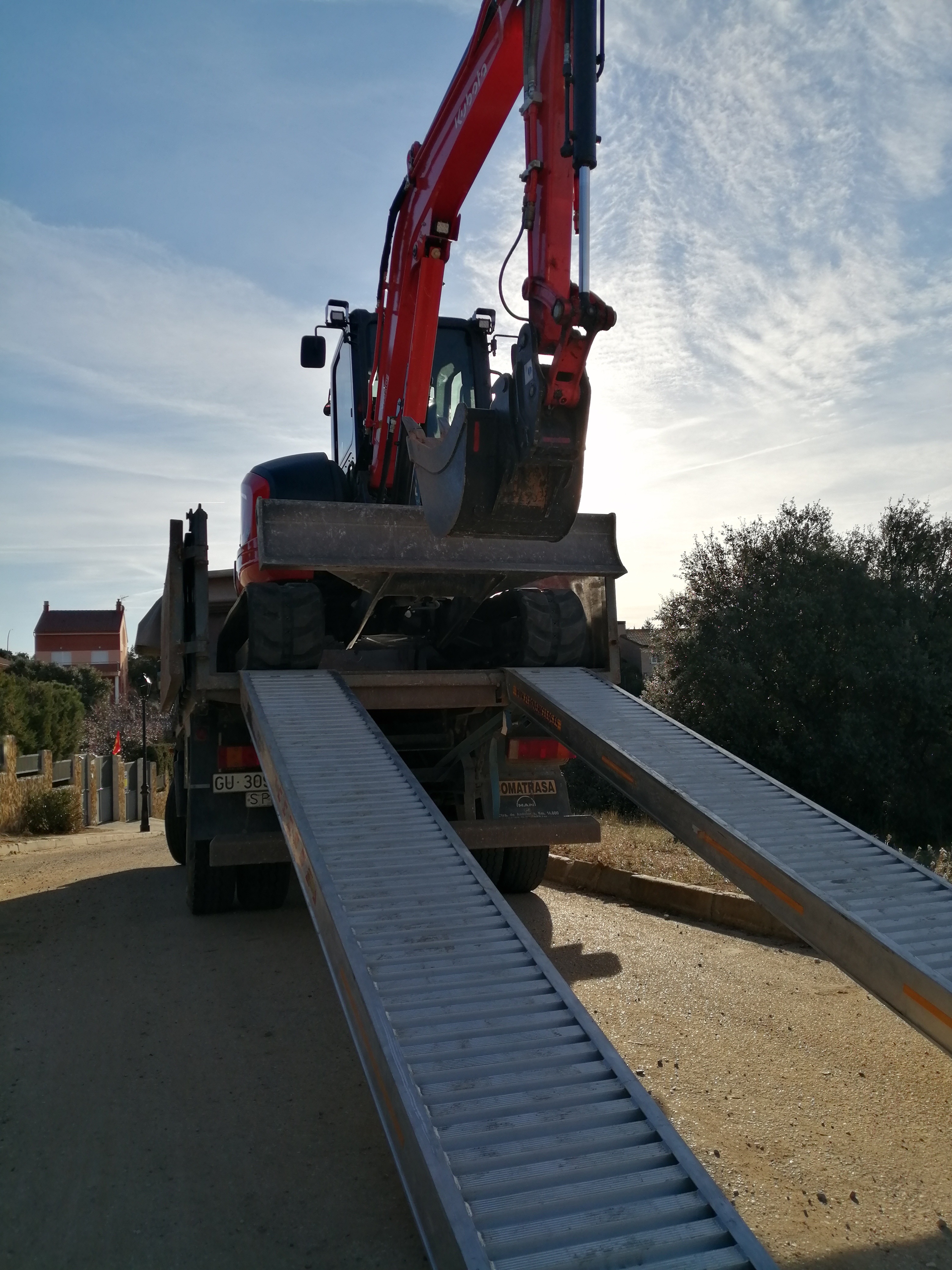 Transporte de máquina