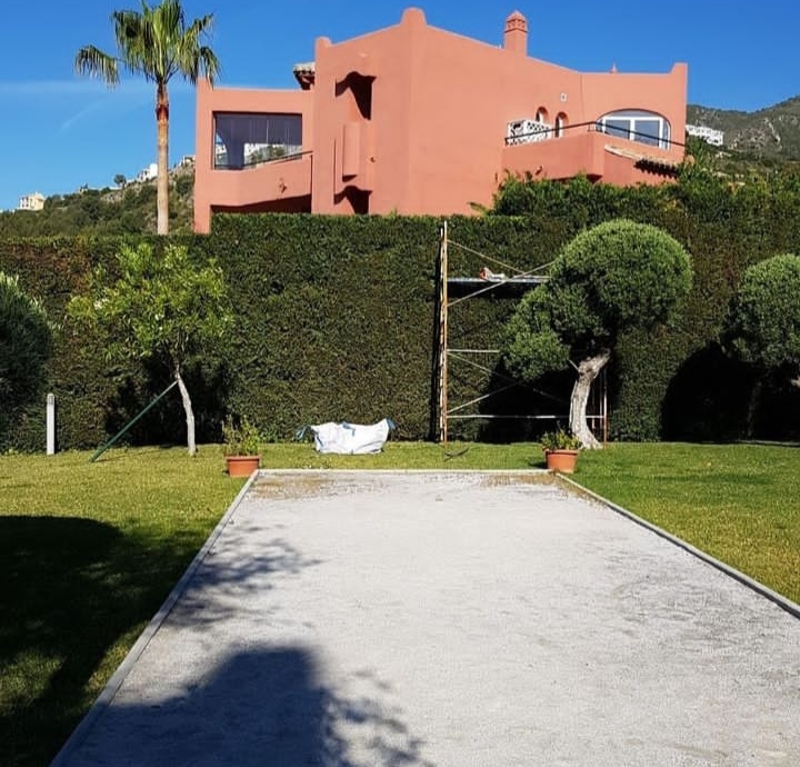 Poda de seto en altura para comunidad