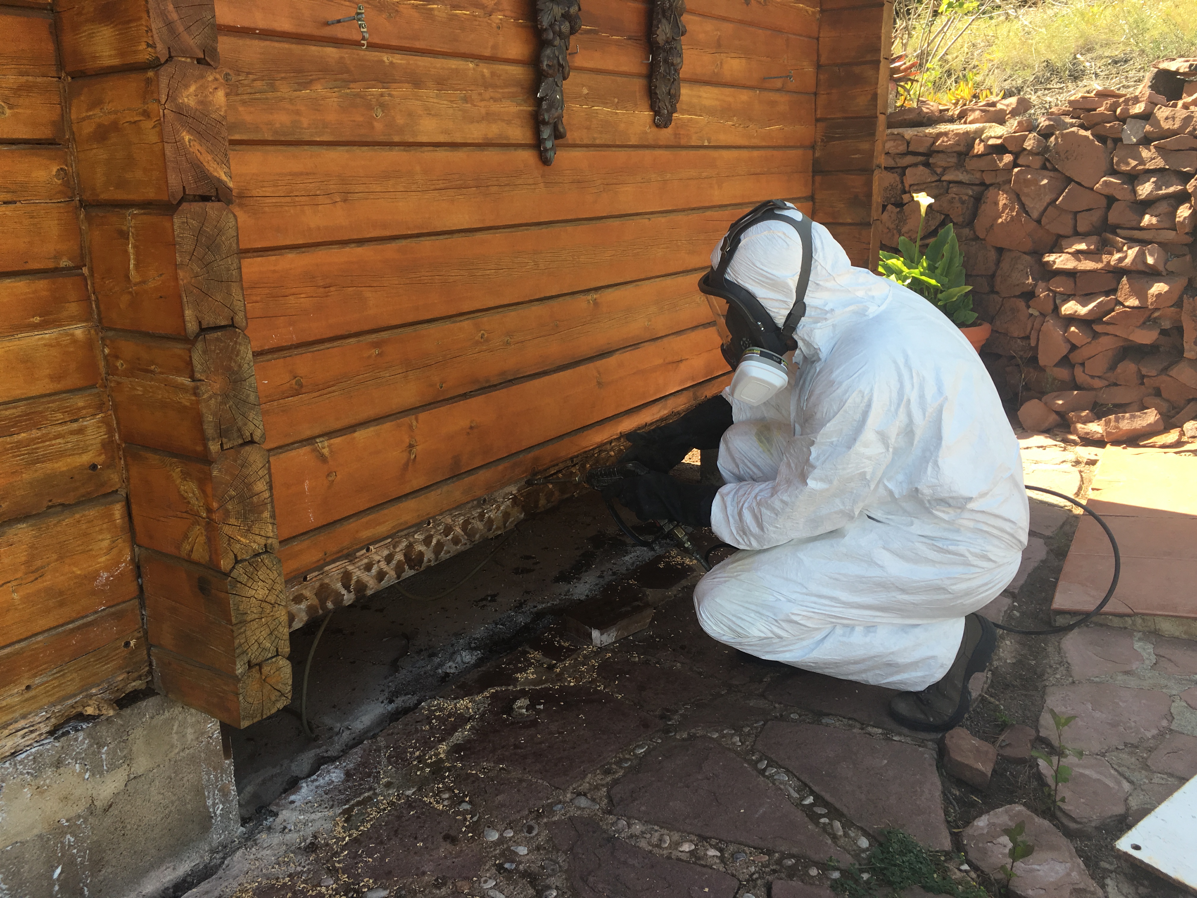 Tratamiento químico contra termitas
