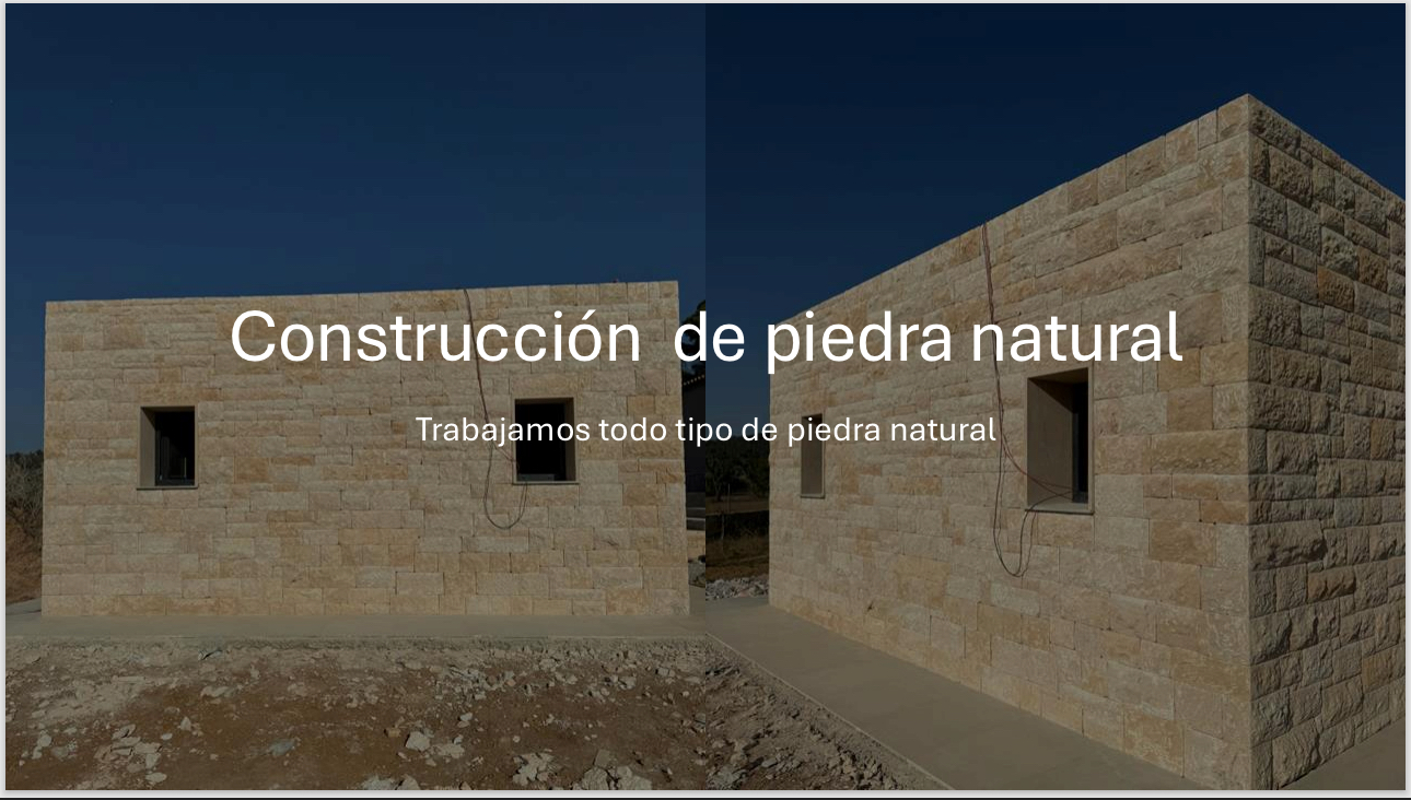 Una casita hecha de piedra