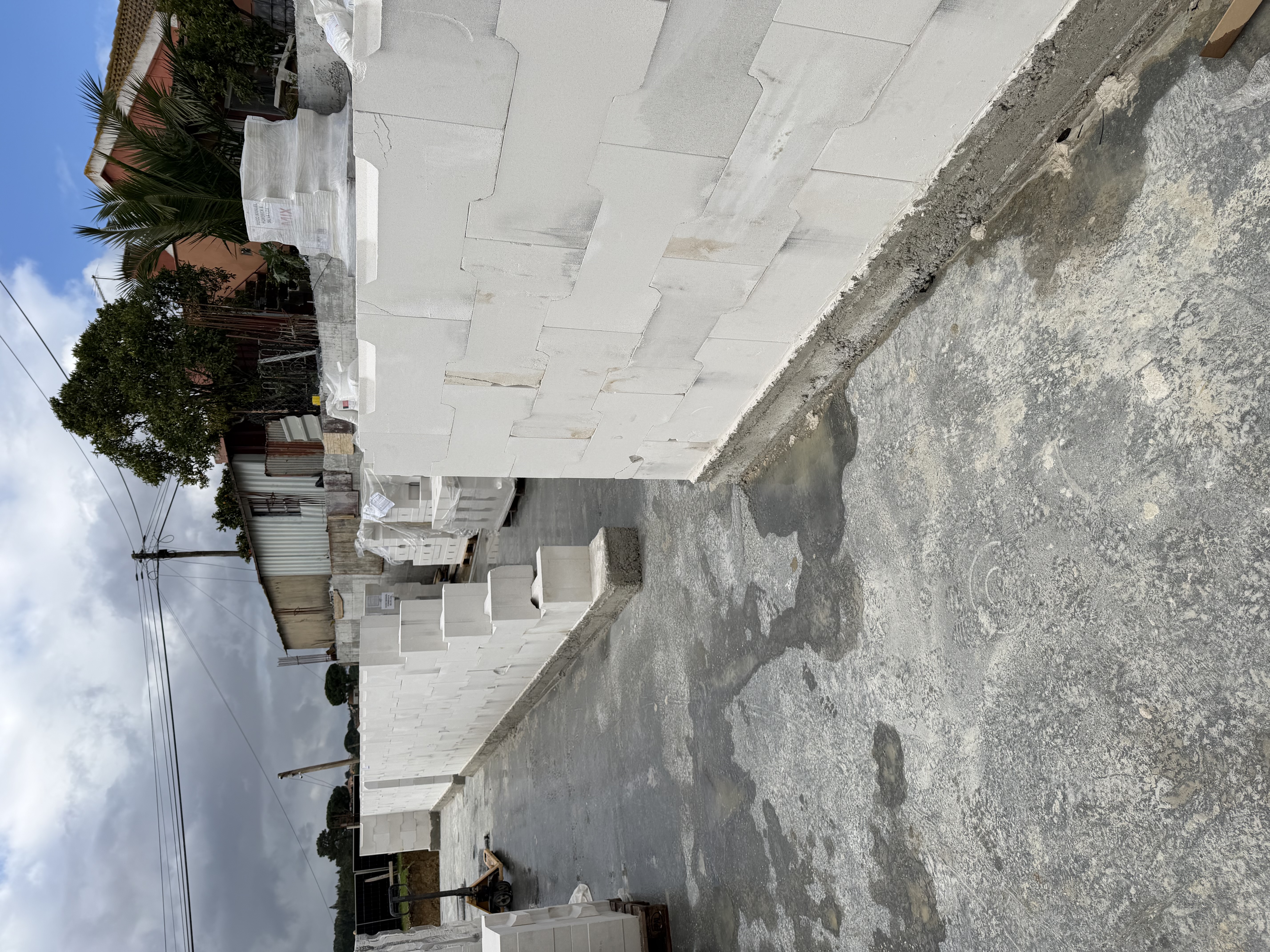 Replanteo muros portantes de perlita