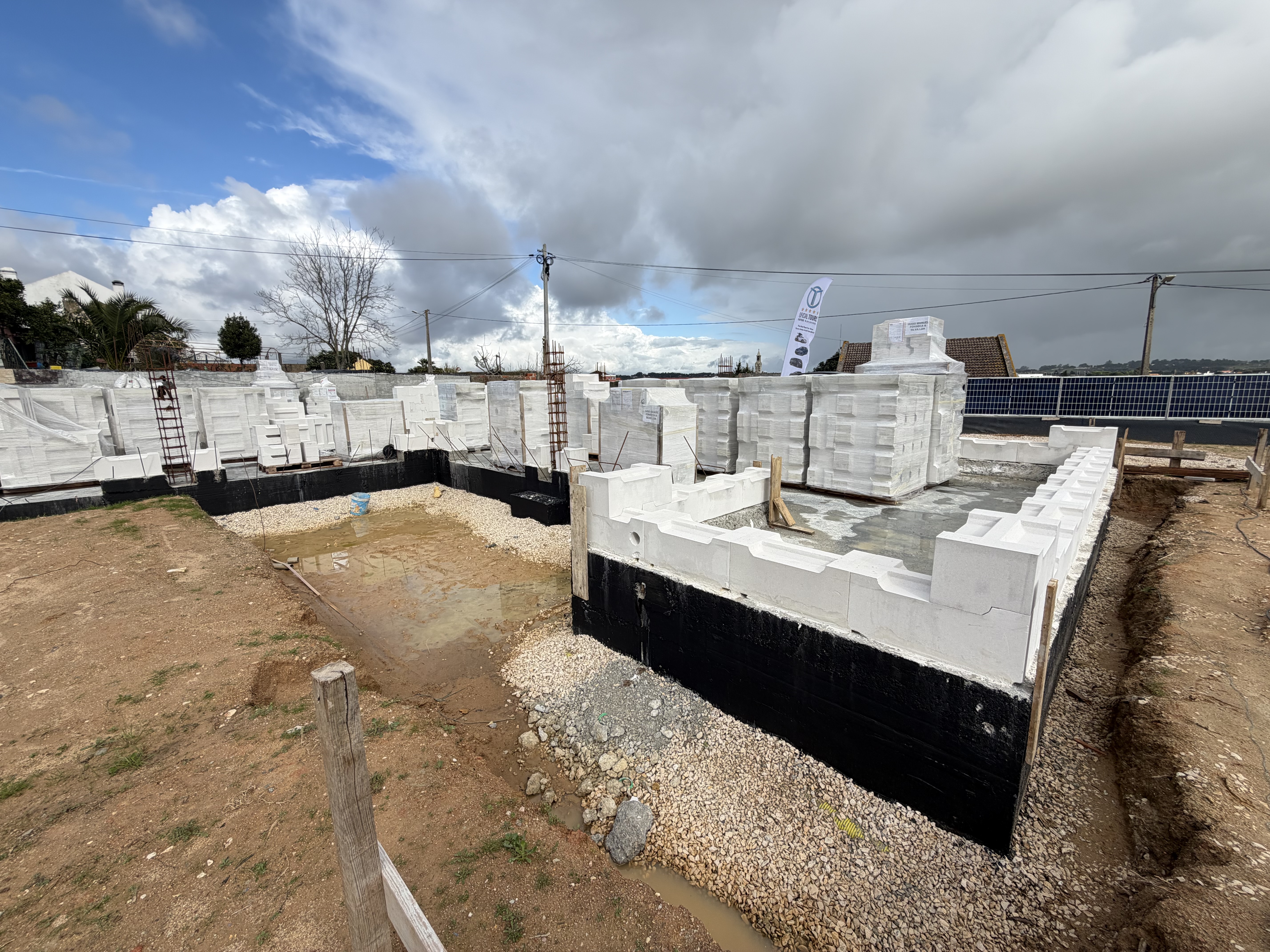 Replanteo muros portantes de perlita - Balconeras y ventanas