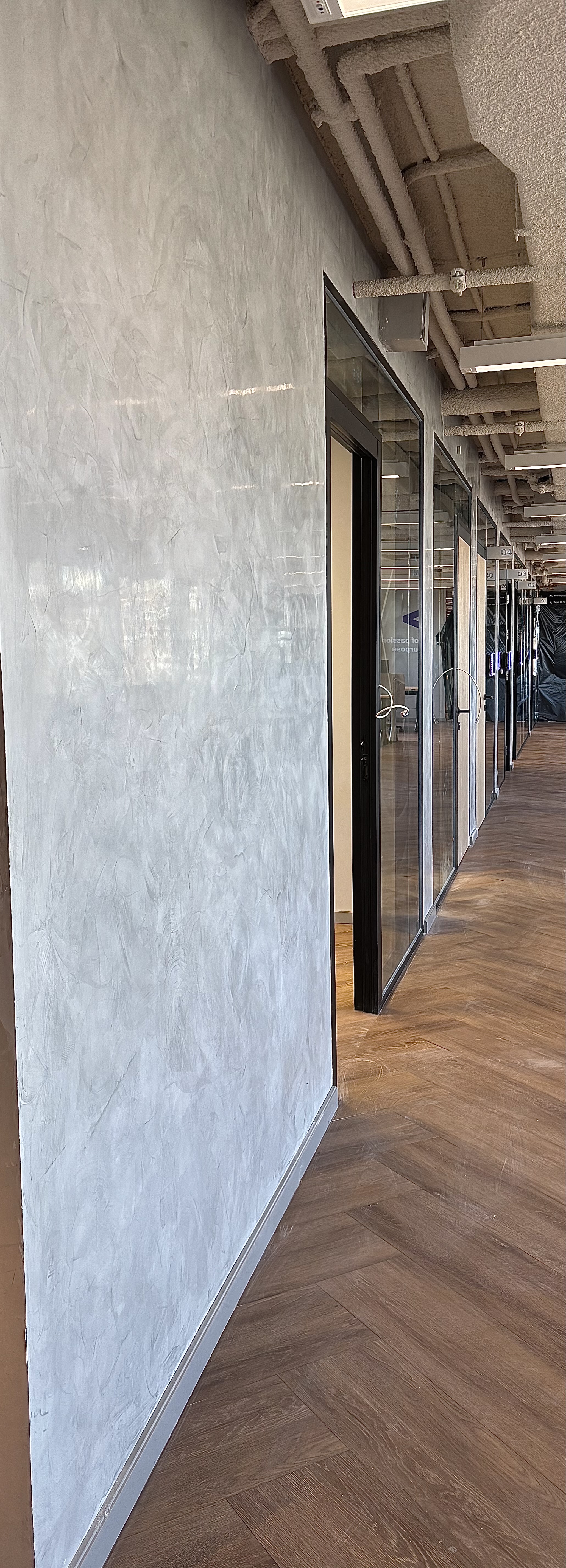 Estuco efecto pétreo