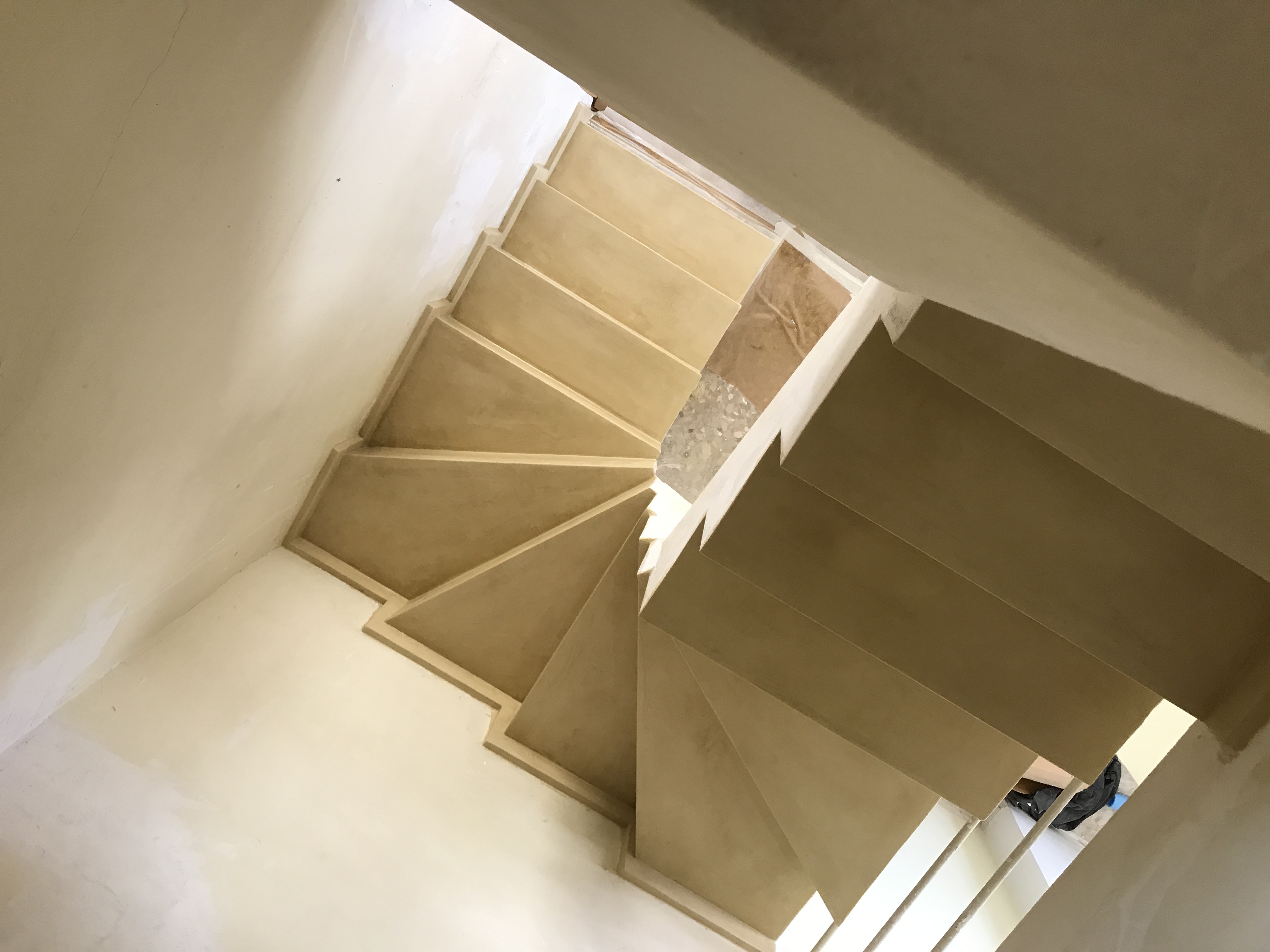 Microcemento escalera