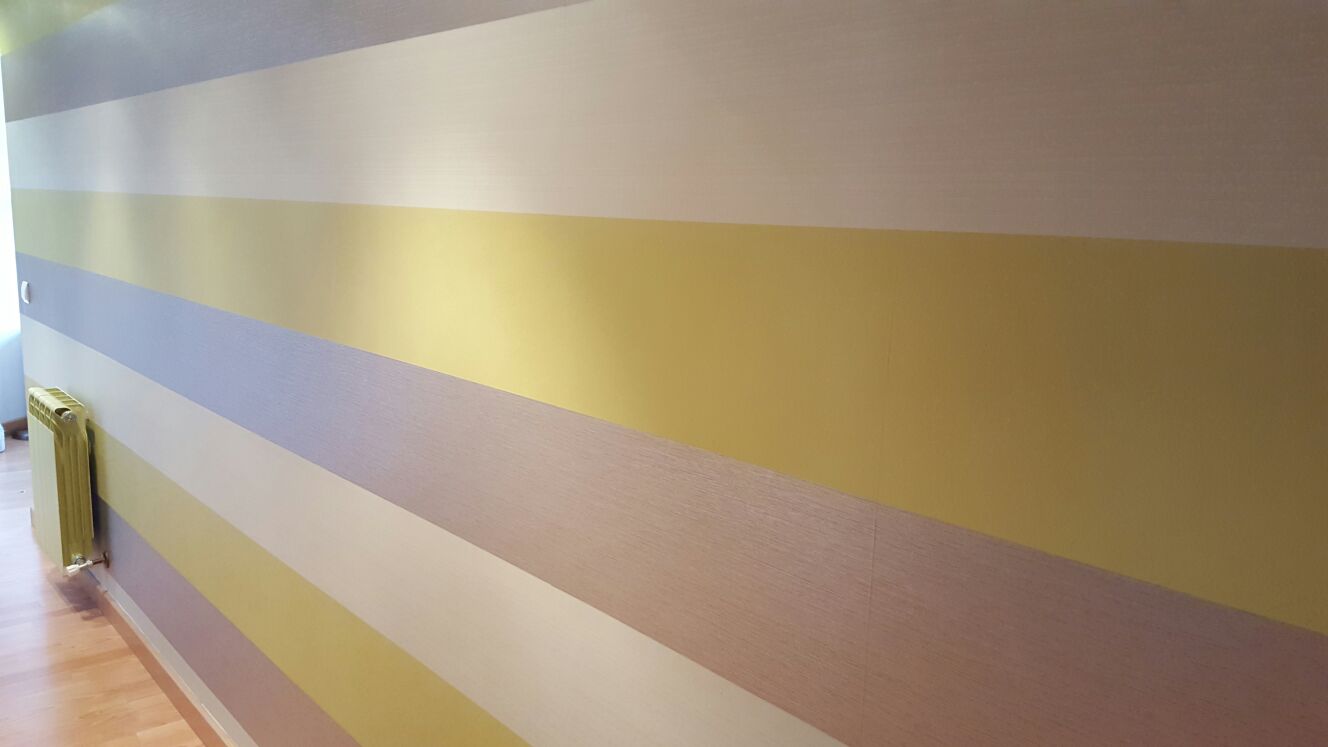 Decoración en pasillo