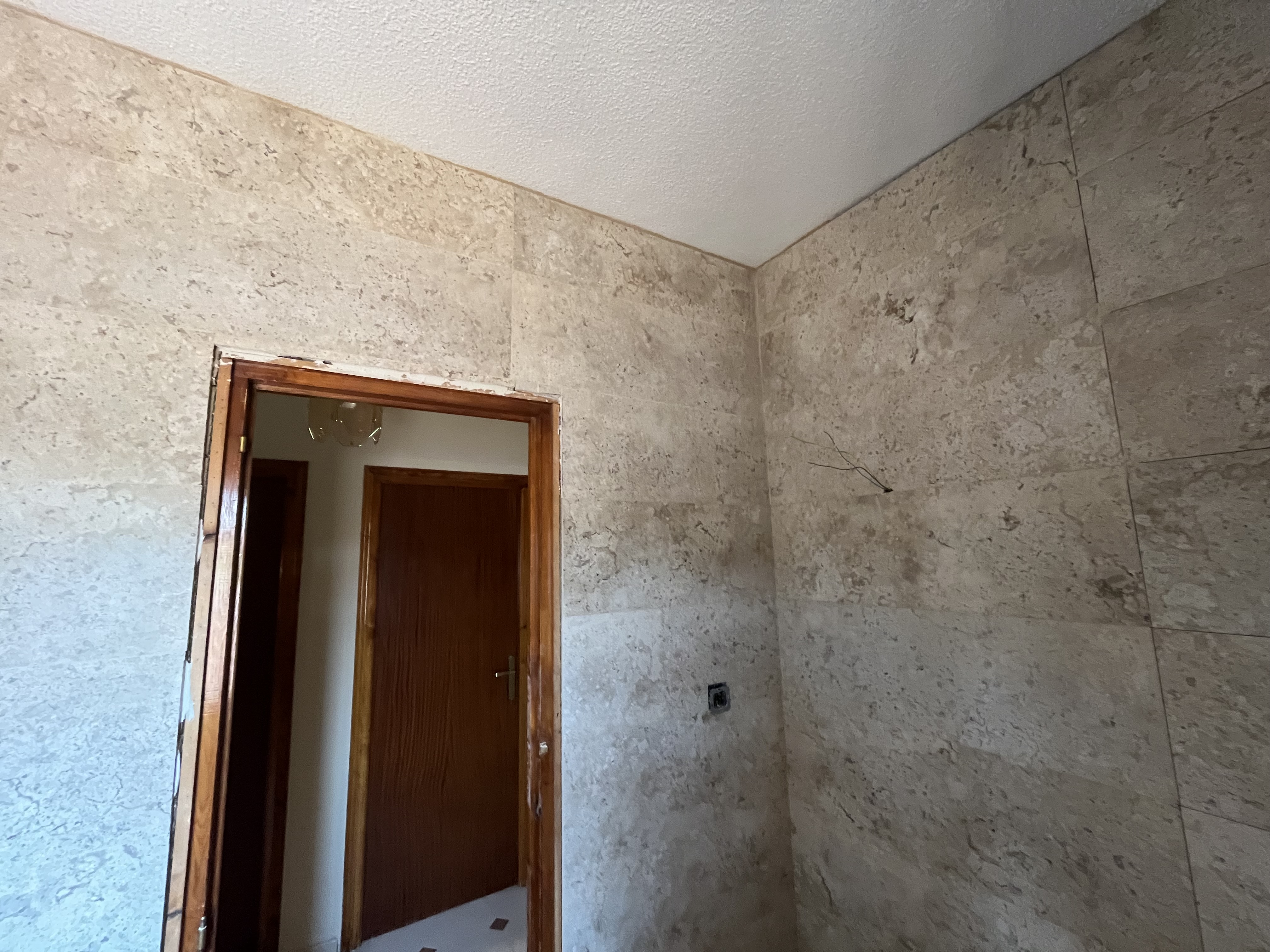 Cambio de cerámica estilo rústico