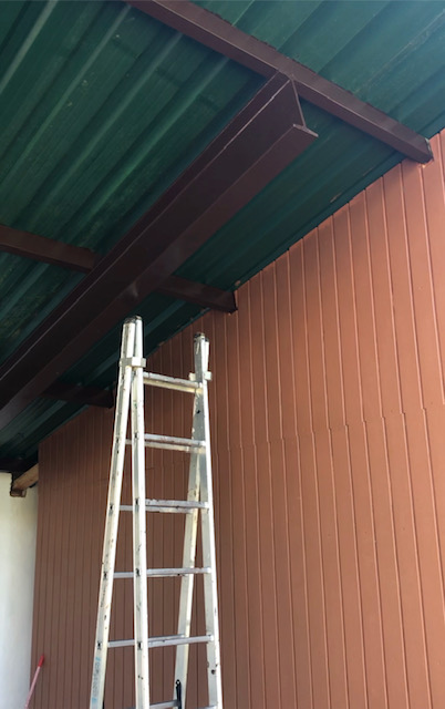 Pintura exterior en Porche