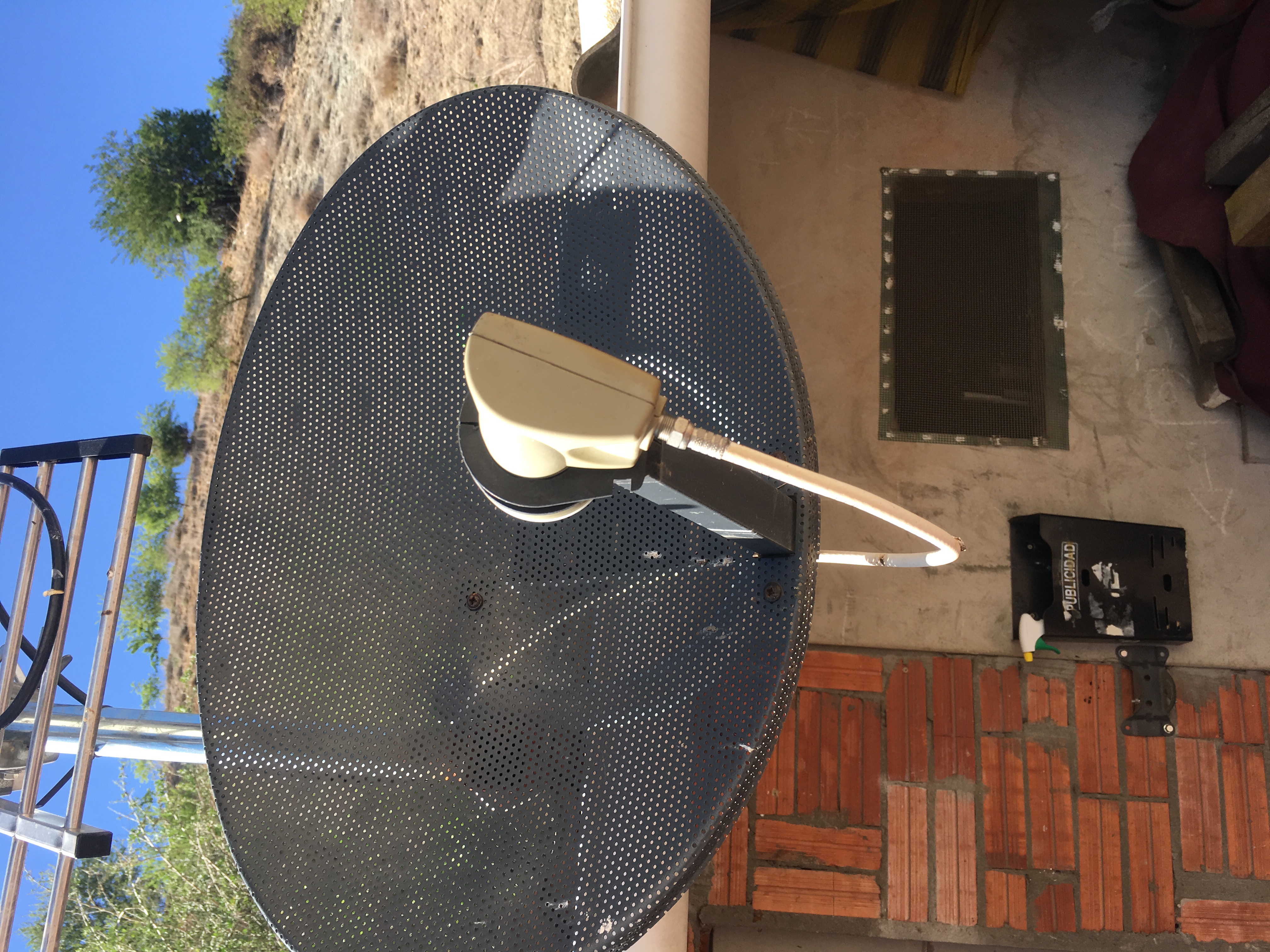 Instalación antena parabolica