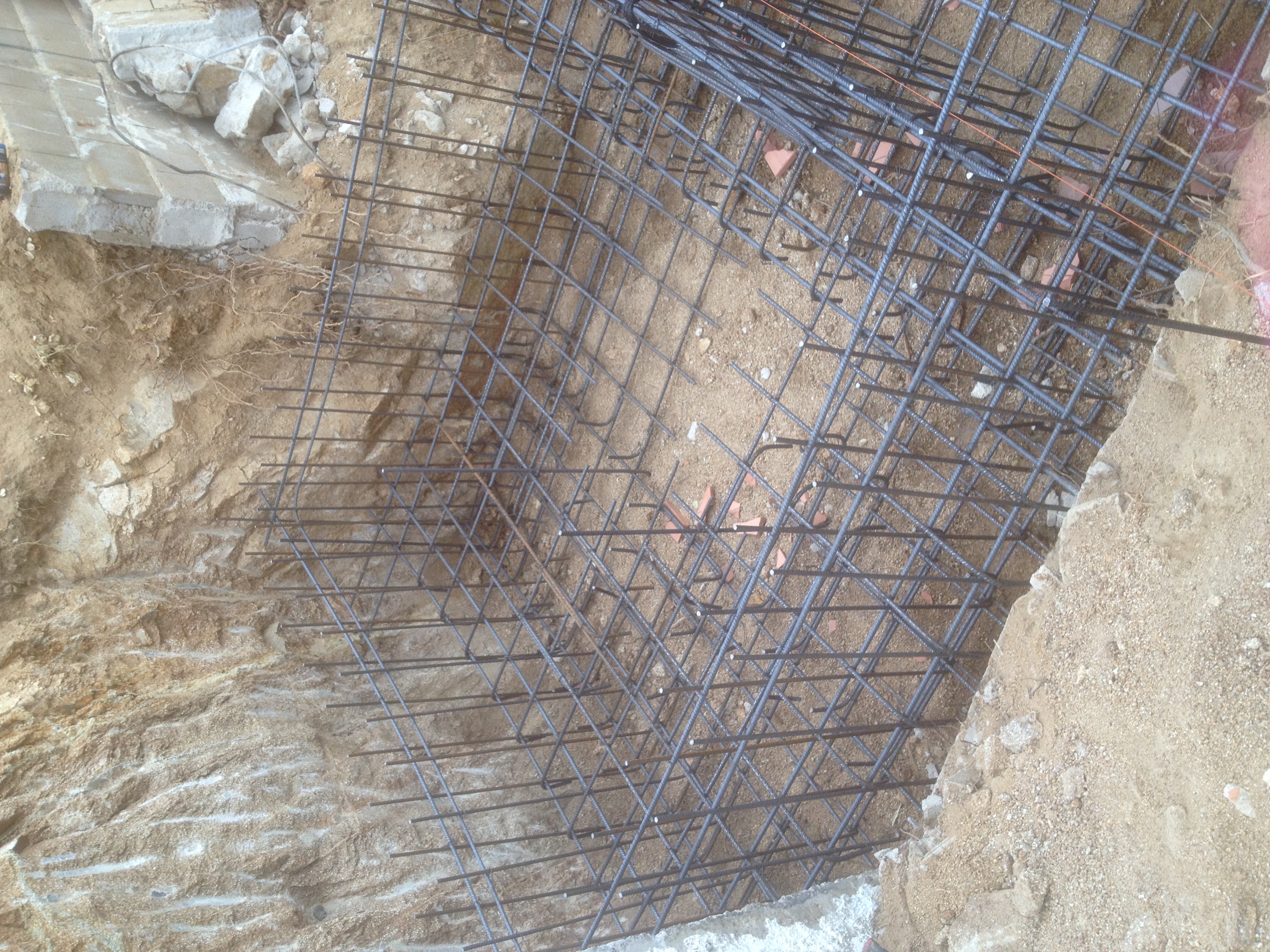 Zapata muro Contencion S Cebrtia de Vallalta