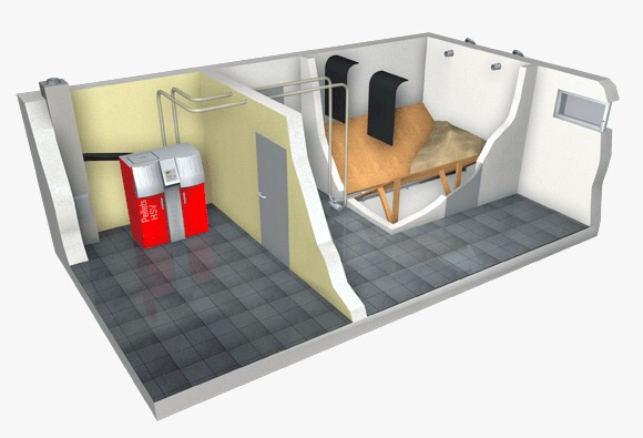 Esquema de cuarto de calderas