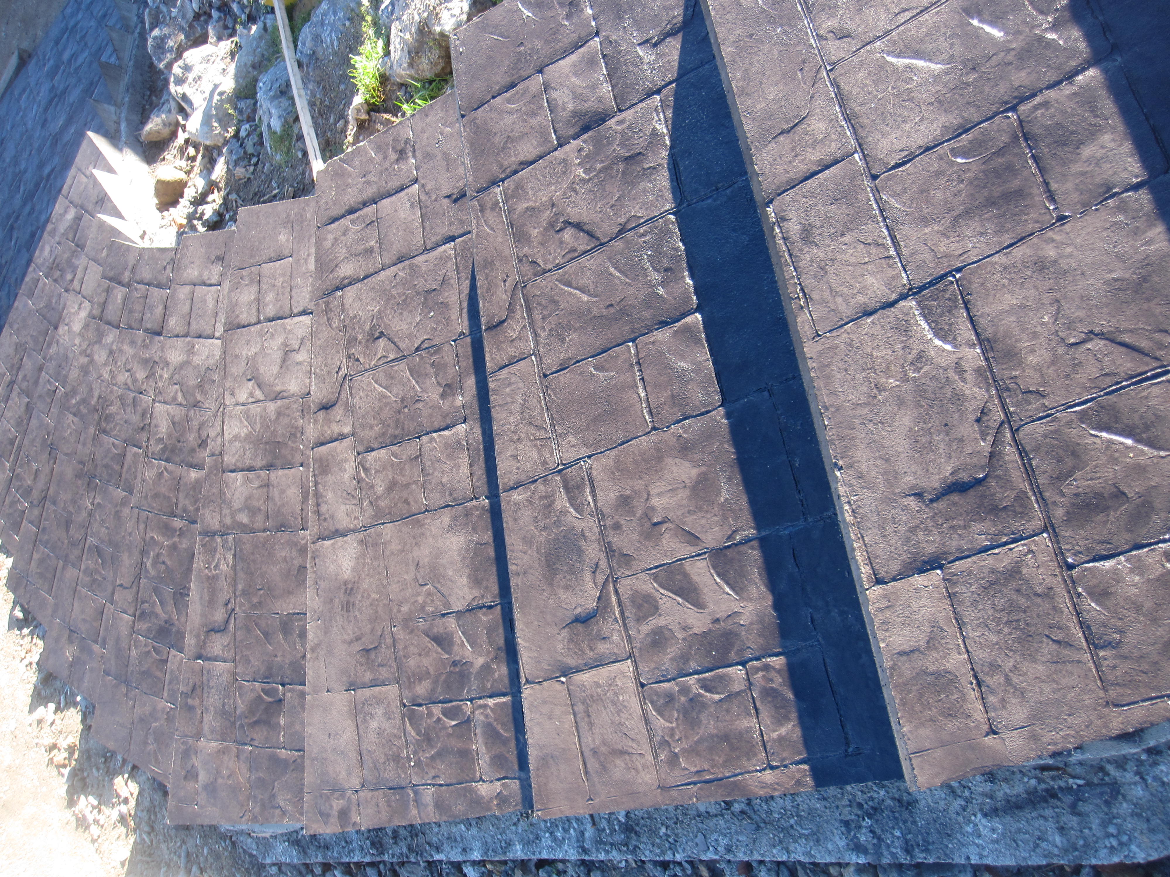 HORMIGÓN IMPRESO ( ESCANDIA ) - ESCALERAS