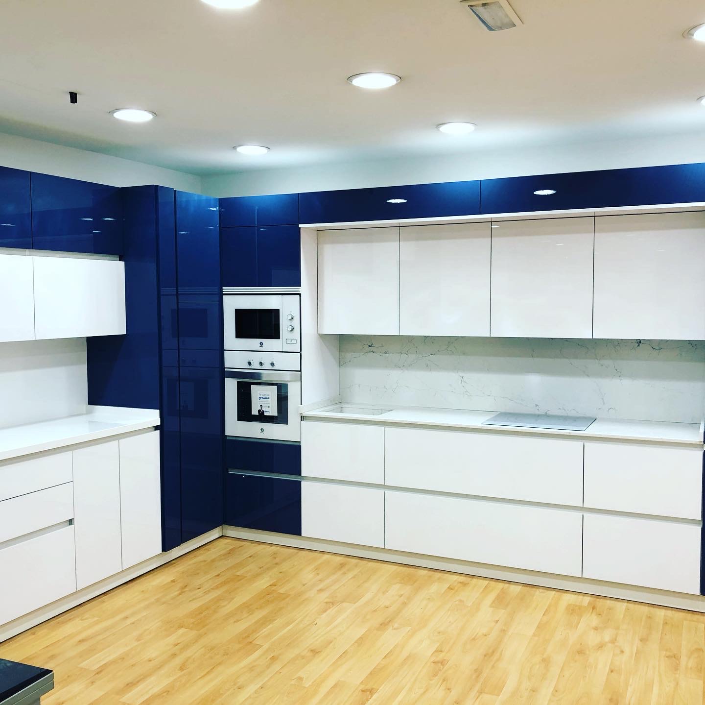 Cocina instalada en exposición