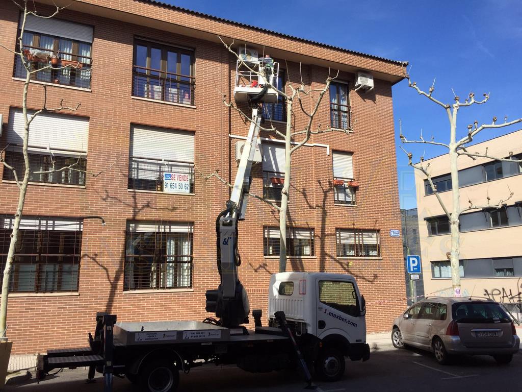 INSTALACION AIRE ACONDICIONADO EN ALTURA