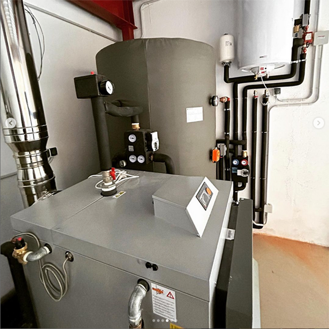 Instalación de cadera de leña en Burgos