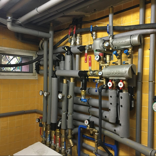 forrado de bomba geotermica