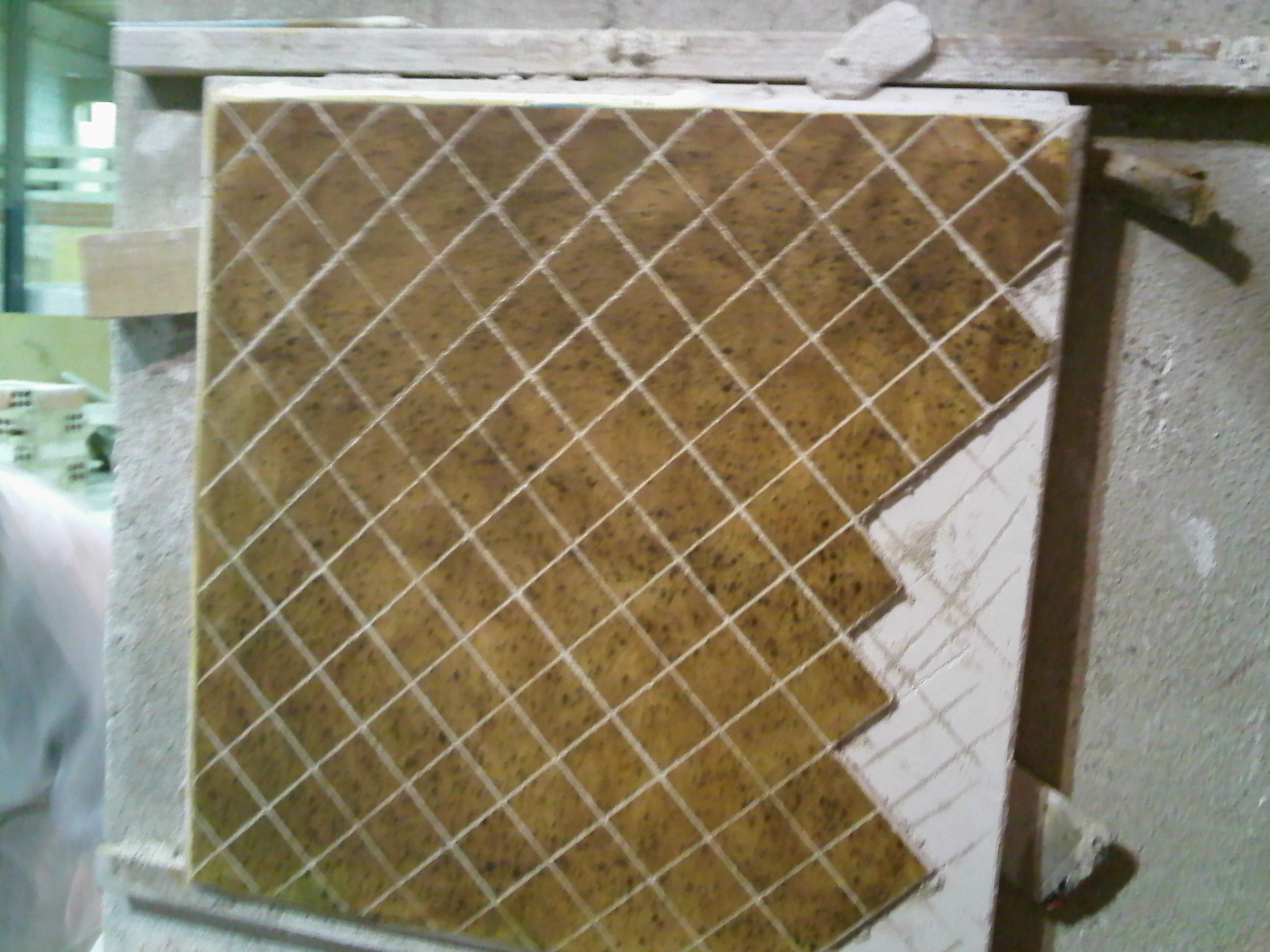 Imitacion esgrafiado de Ceramica