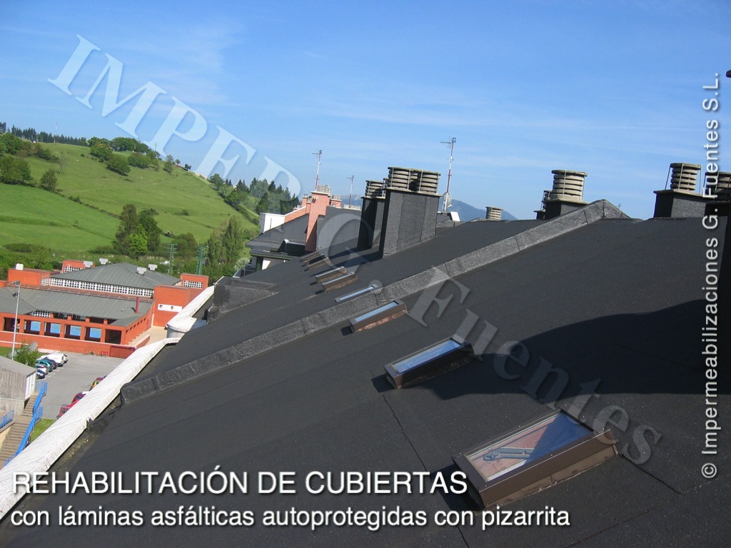 Rehabilitación e impermeabilización de cubiertas inclinadas