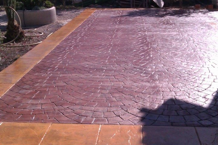 HORMIGON IMPRESO EN EL FENAZAR ( MURCIA )