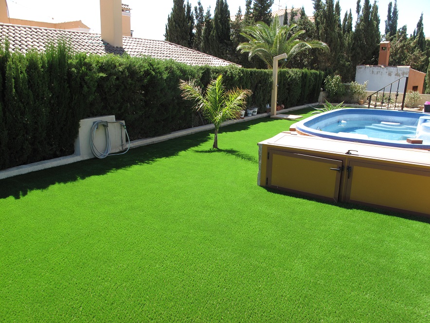 Instalación césped artificial La Huerta Mutxamel Alicante