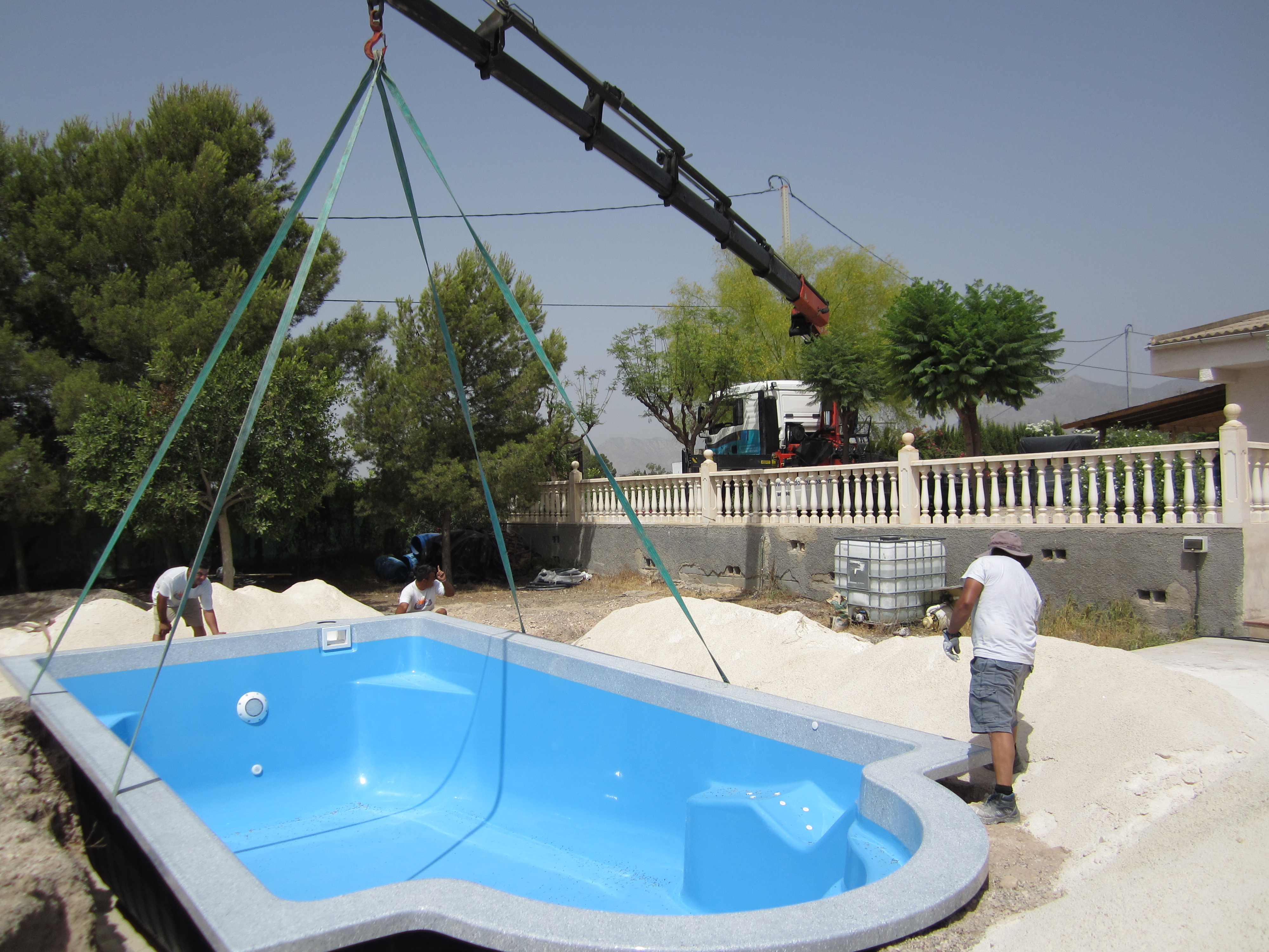 Instalación de piscinas