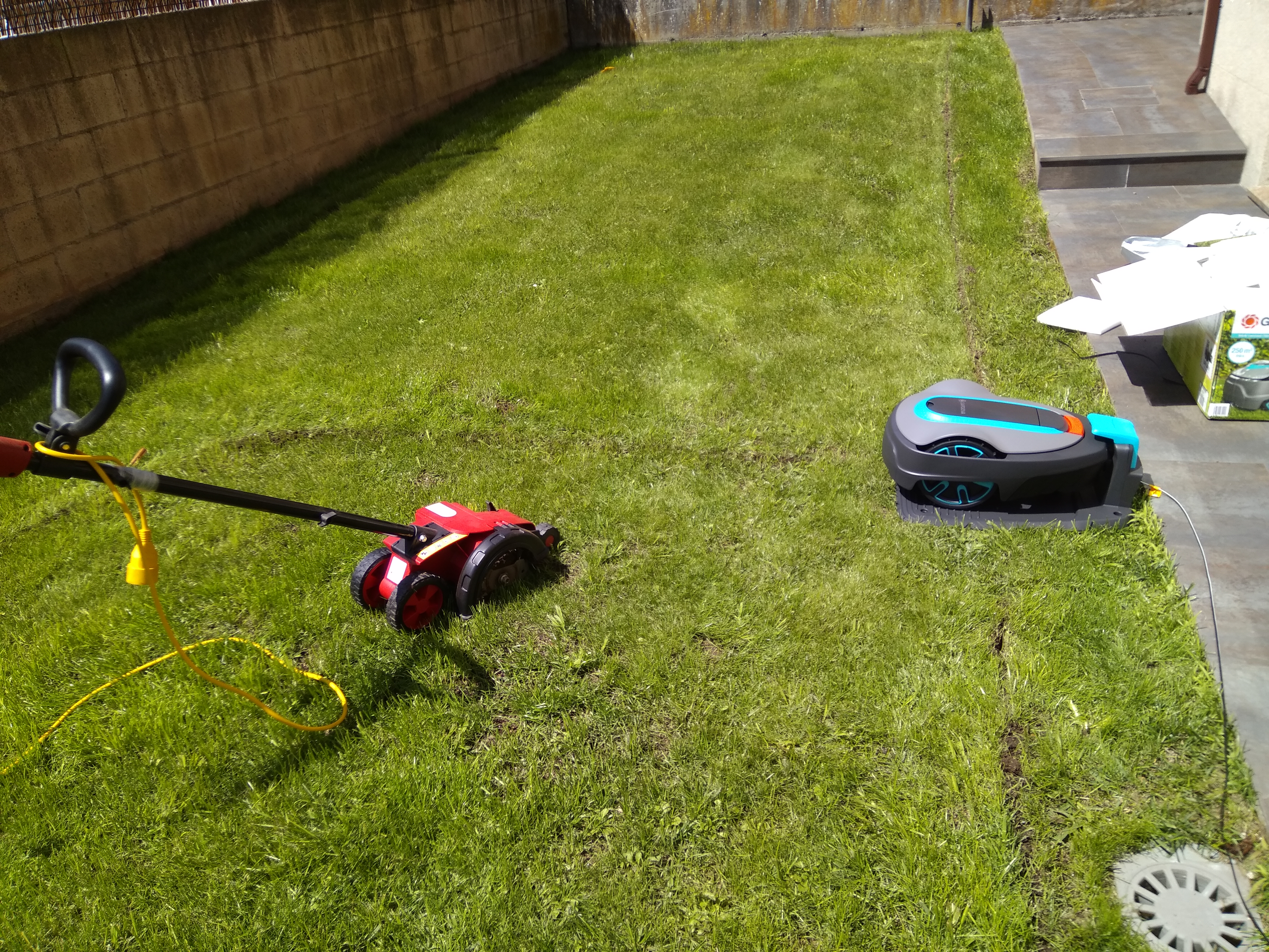 Instalacion de robots cortacesped