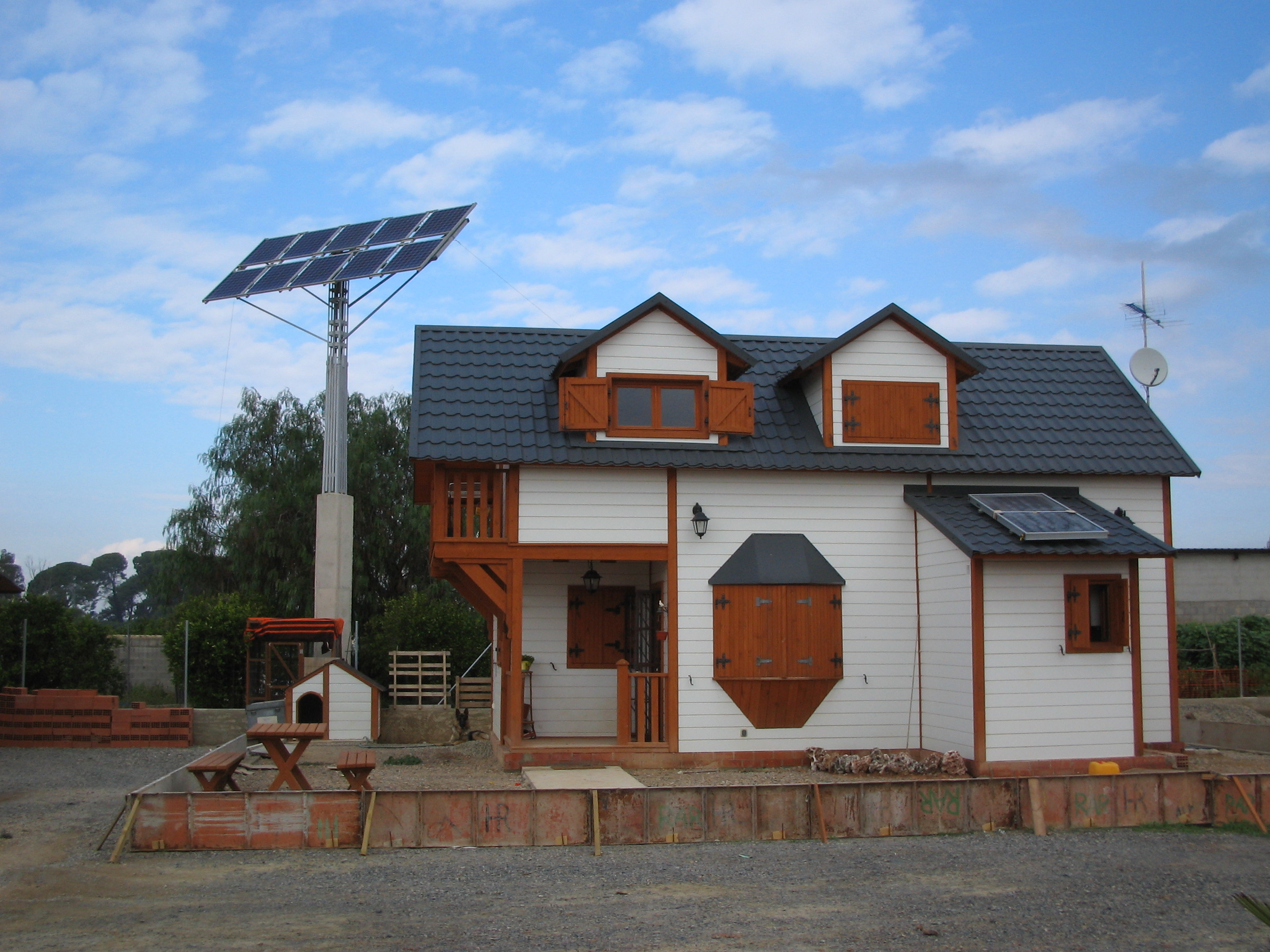 Instalación solar fotovoltaica aislada
