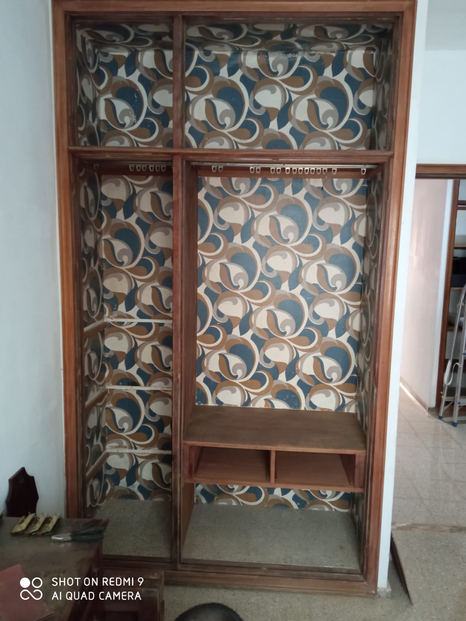 Pintura decorativa, interior de armarios