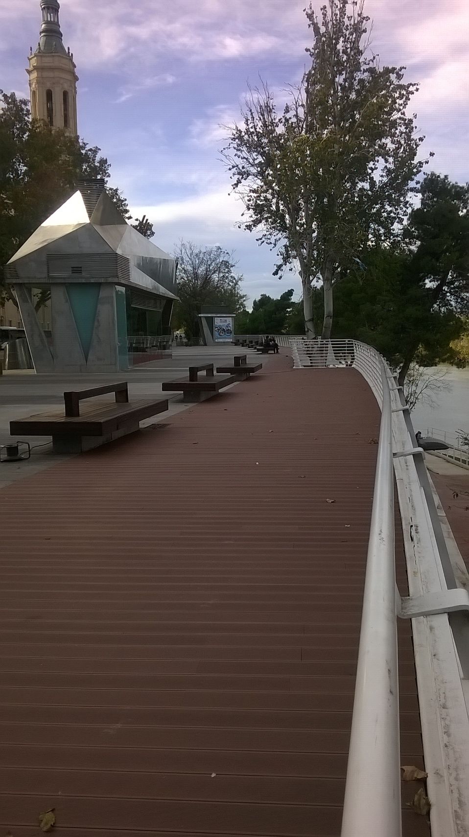 Tarima exterior paseo Zaragoza