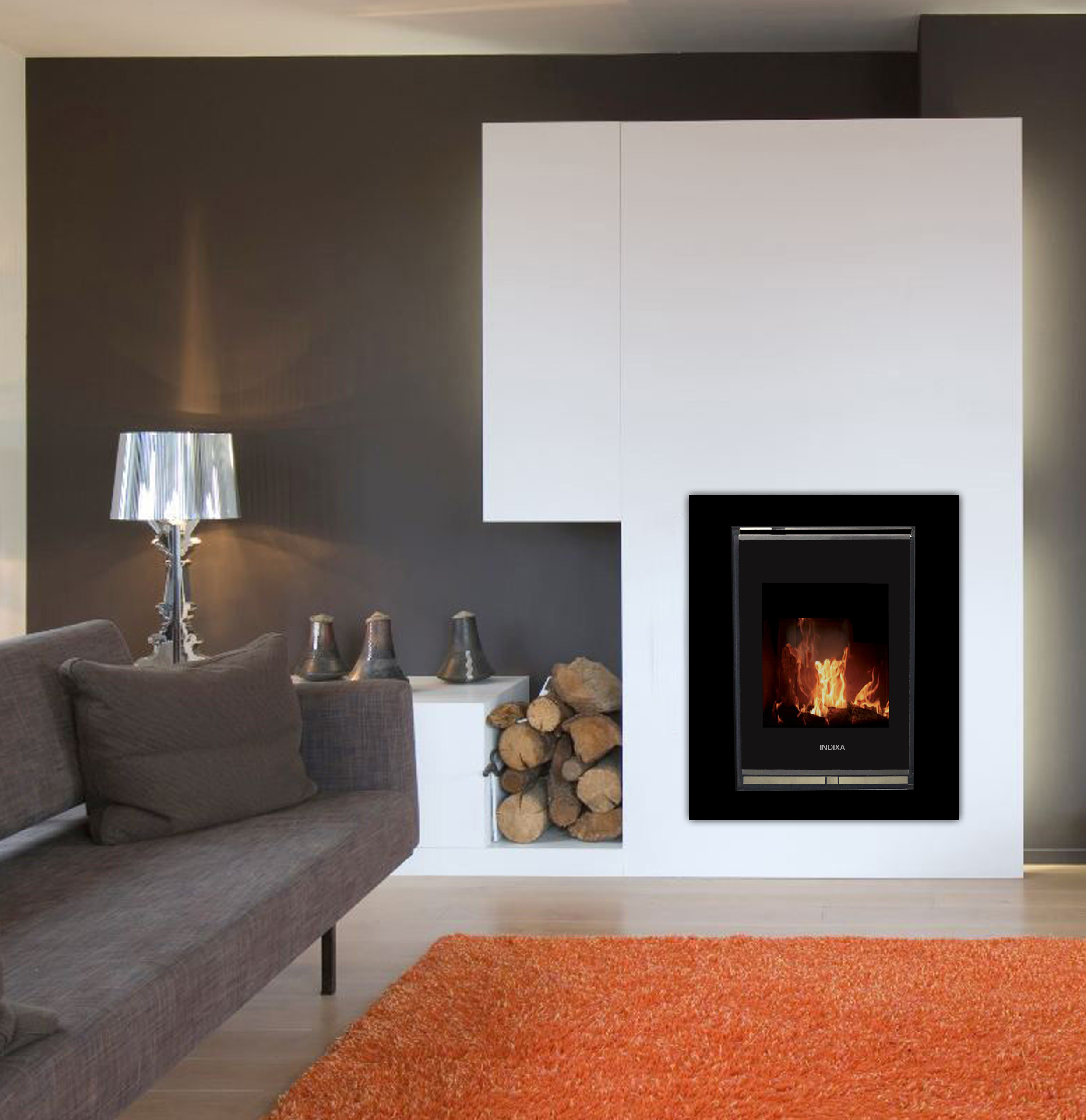 ESTUFA DE LEÑA INSERTABLE