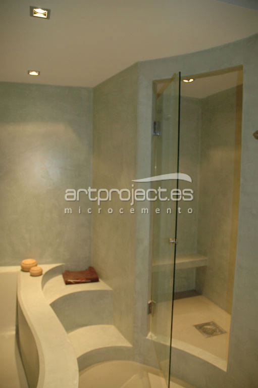 BAÑO DE MICROCEMENTO