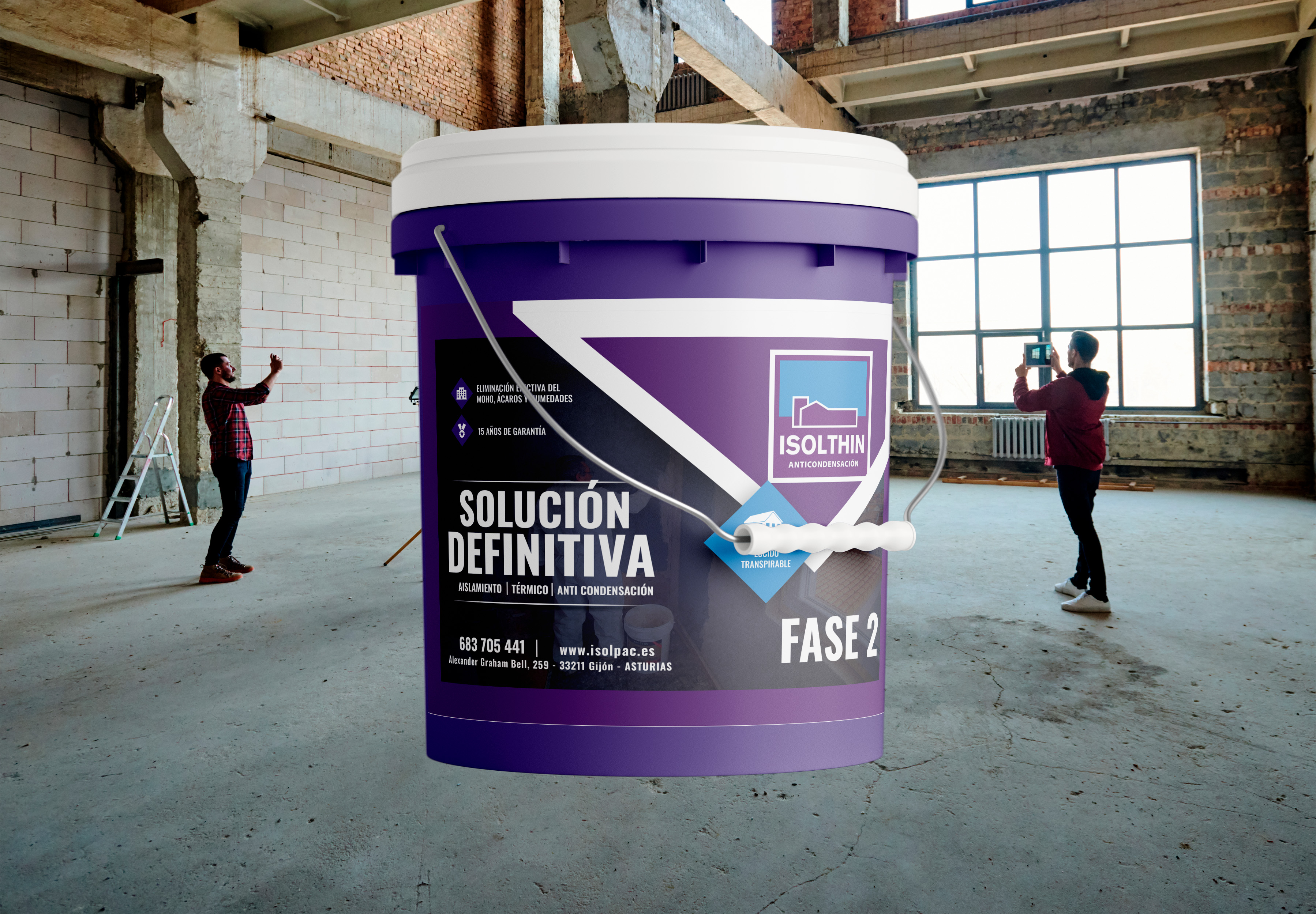 Mockup cubo Isolthin