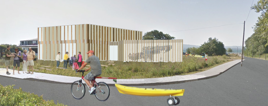 Edificio de uso náutico deportivo en la Illa de Arousa (Pontevedra)