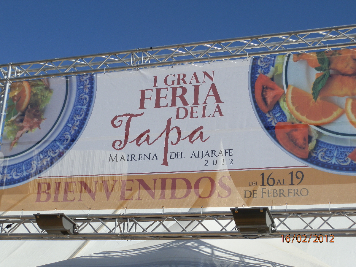 Montaje Feria de la Tapa Mairena del Aljarafe