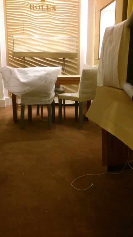 moqueta lana en joieria