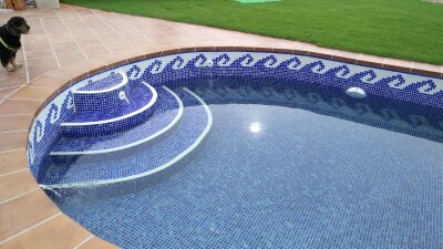 escalera en semicirculo