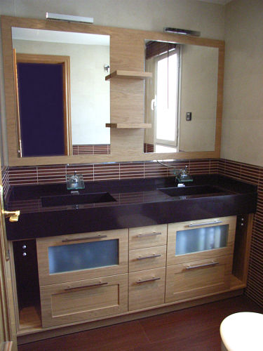 Mueble con encimera integral