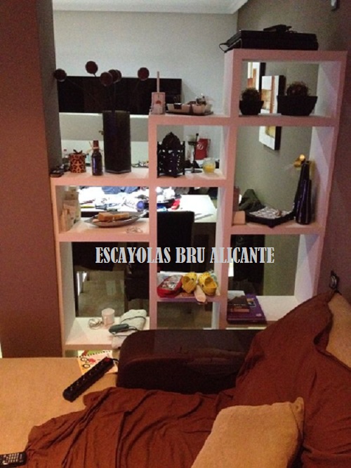 estanterias de escayola (Alicante)