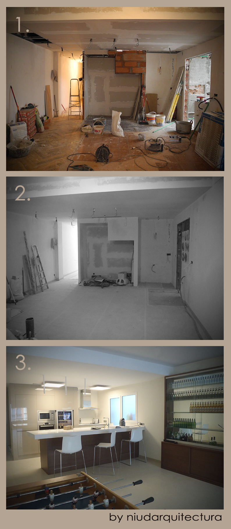 Reforma integral de piso en Barcelona.