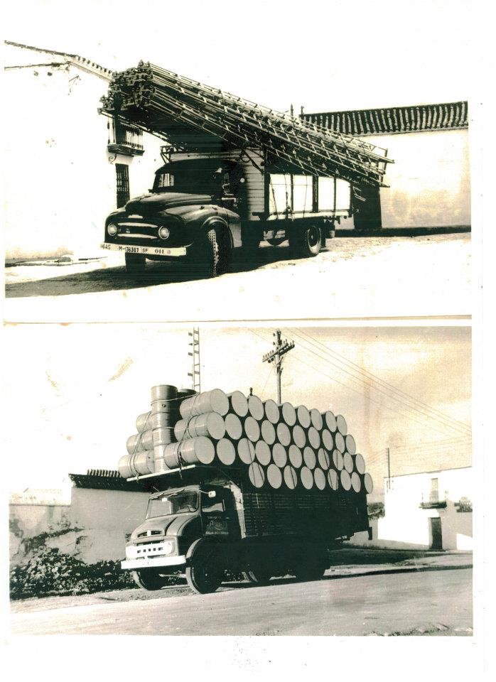 NUESTROS PRIMEROS PORTES Y CAMIONES