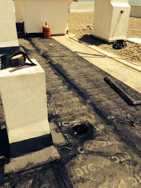 Impermeabilización cubierta invertida