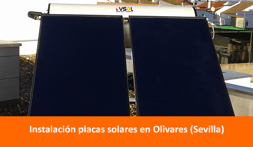 Instalación paneles solare para producción de agua caliente sanitaria